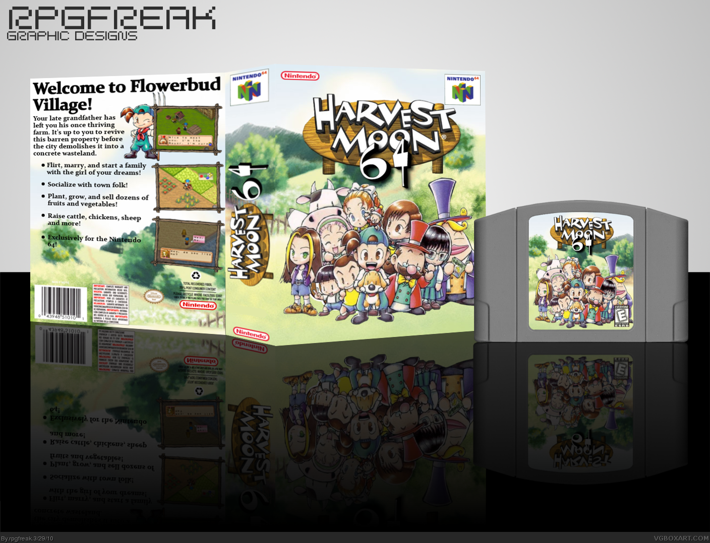 Harvest Moon 64 box cover