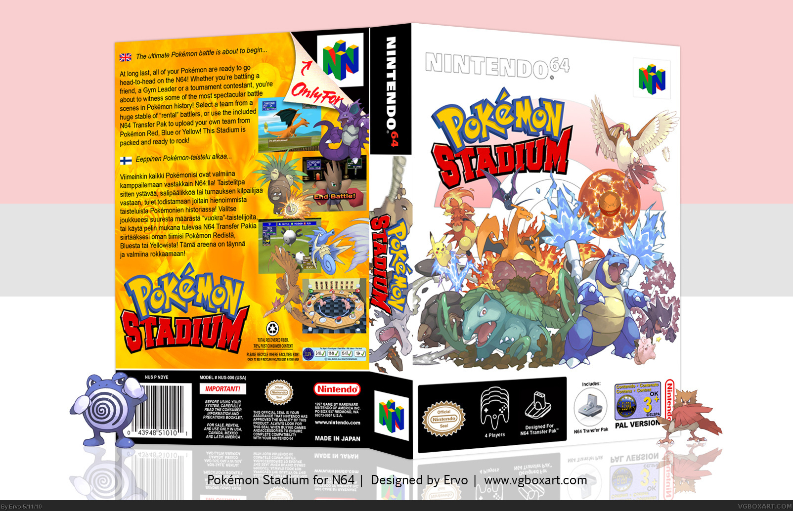 Pokemon Stadium box cover