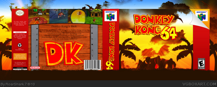 Donkey Kong 64 box art cover
