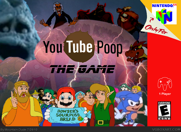 Youtube Poop: The Game box art cover