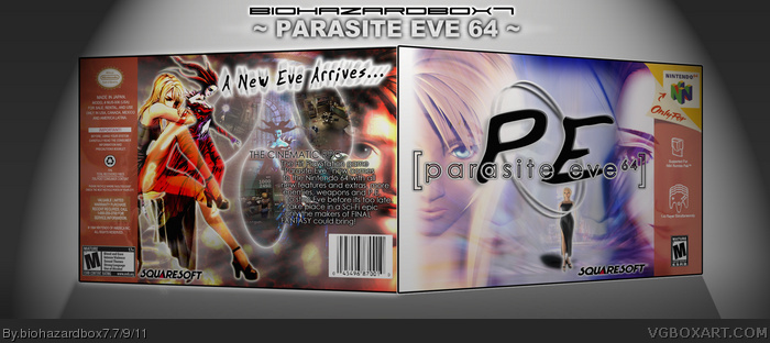 Parasite Eve 64 box art cover