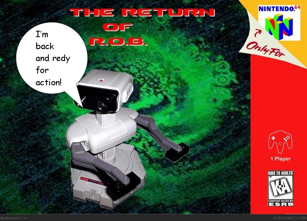 Return of R.O.B., The box cover