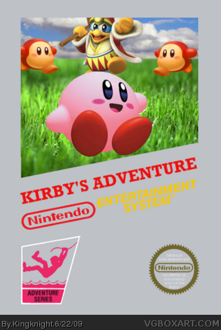 Kirby's Adventure box cover