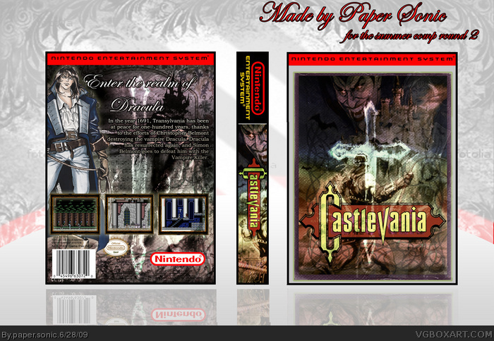 Castlevania box art cover