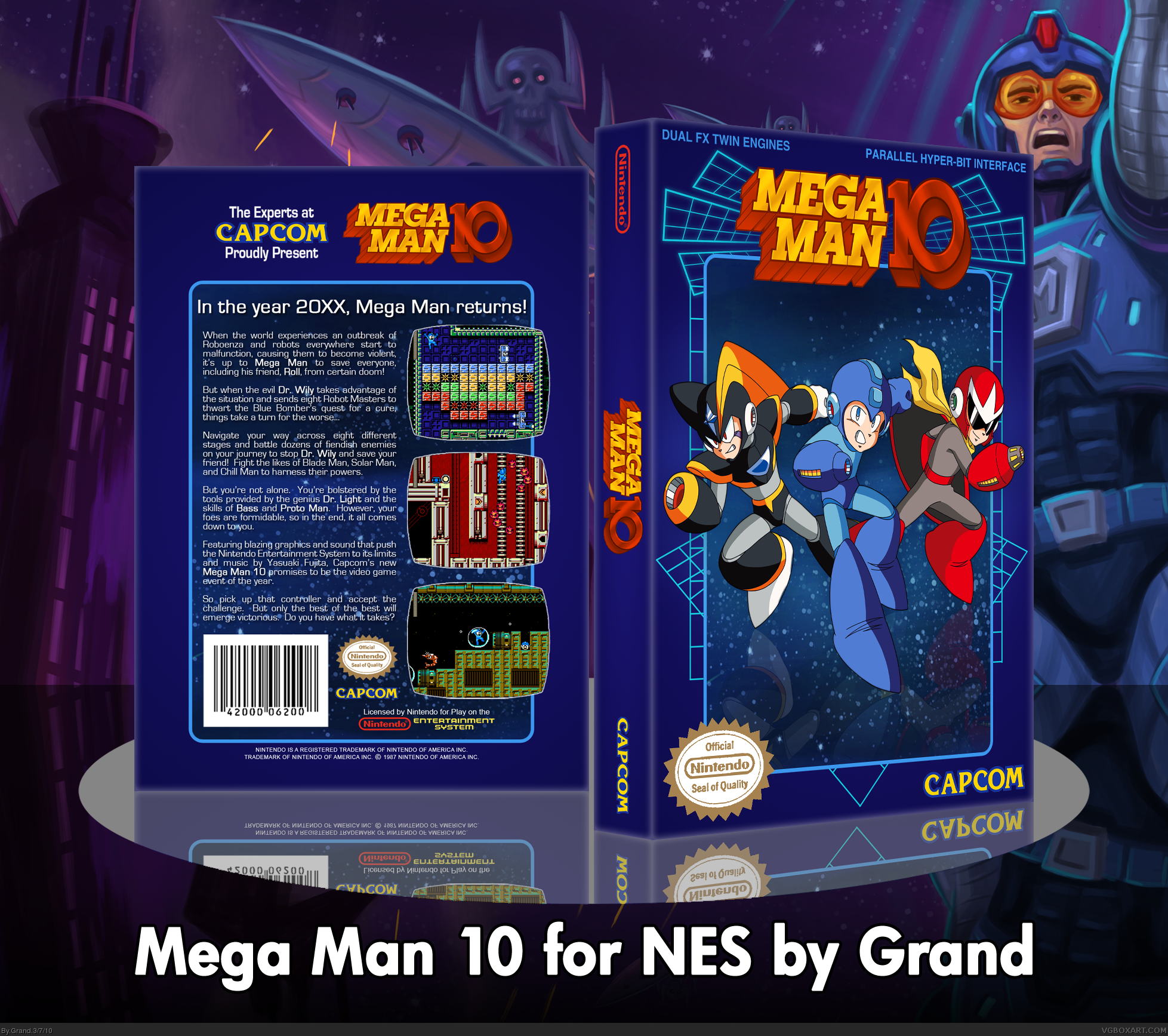 Mega Man 10 box cover