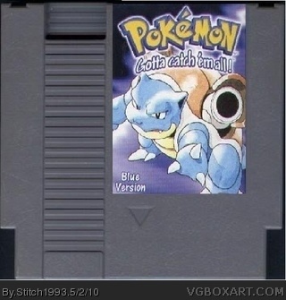 Pokemon Blue Version box cover