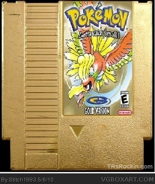 Pokemon Gold Version box cover