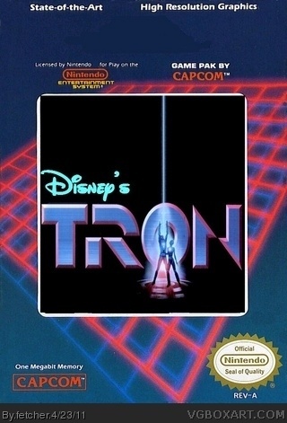 Disney's Tron box cover
