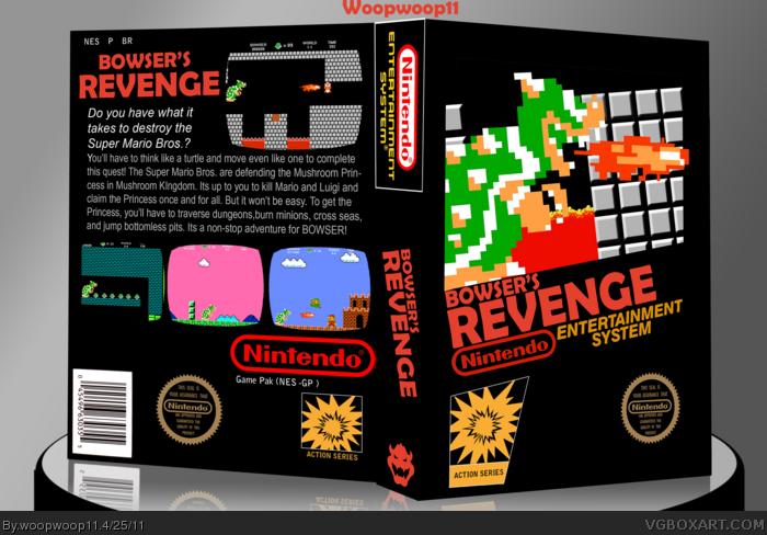 Bowser's Revenge box art cover