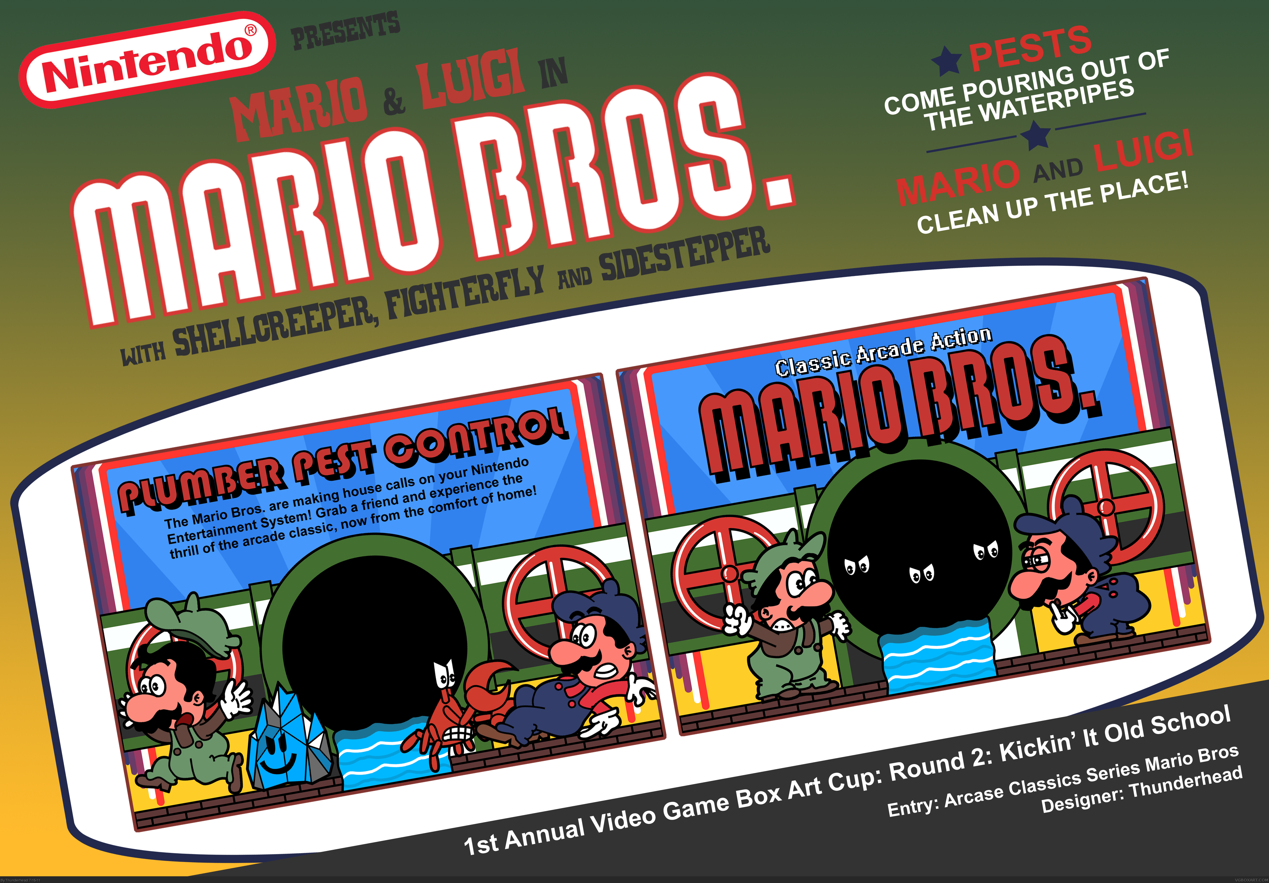 Mario Bros box cover
