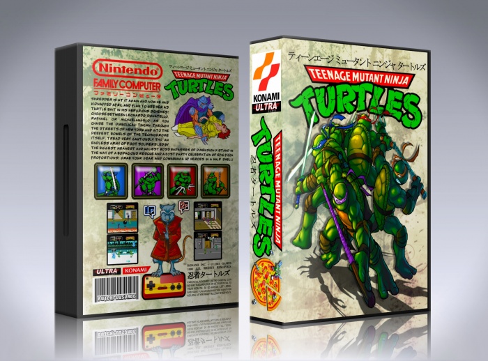 Teenage Mutant Ninja Turtles box art cover