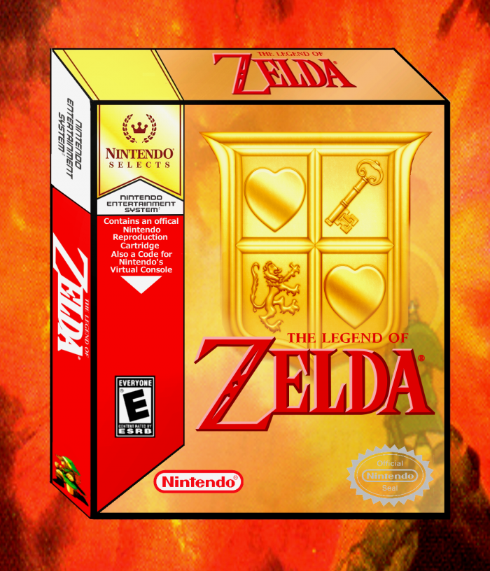 The Legend of Zeda (reproduction) box art cover
