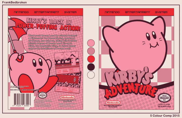 Kirby's Adventure box art cover