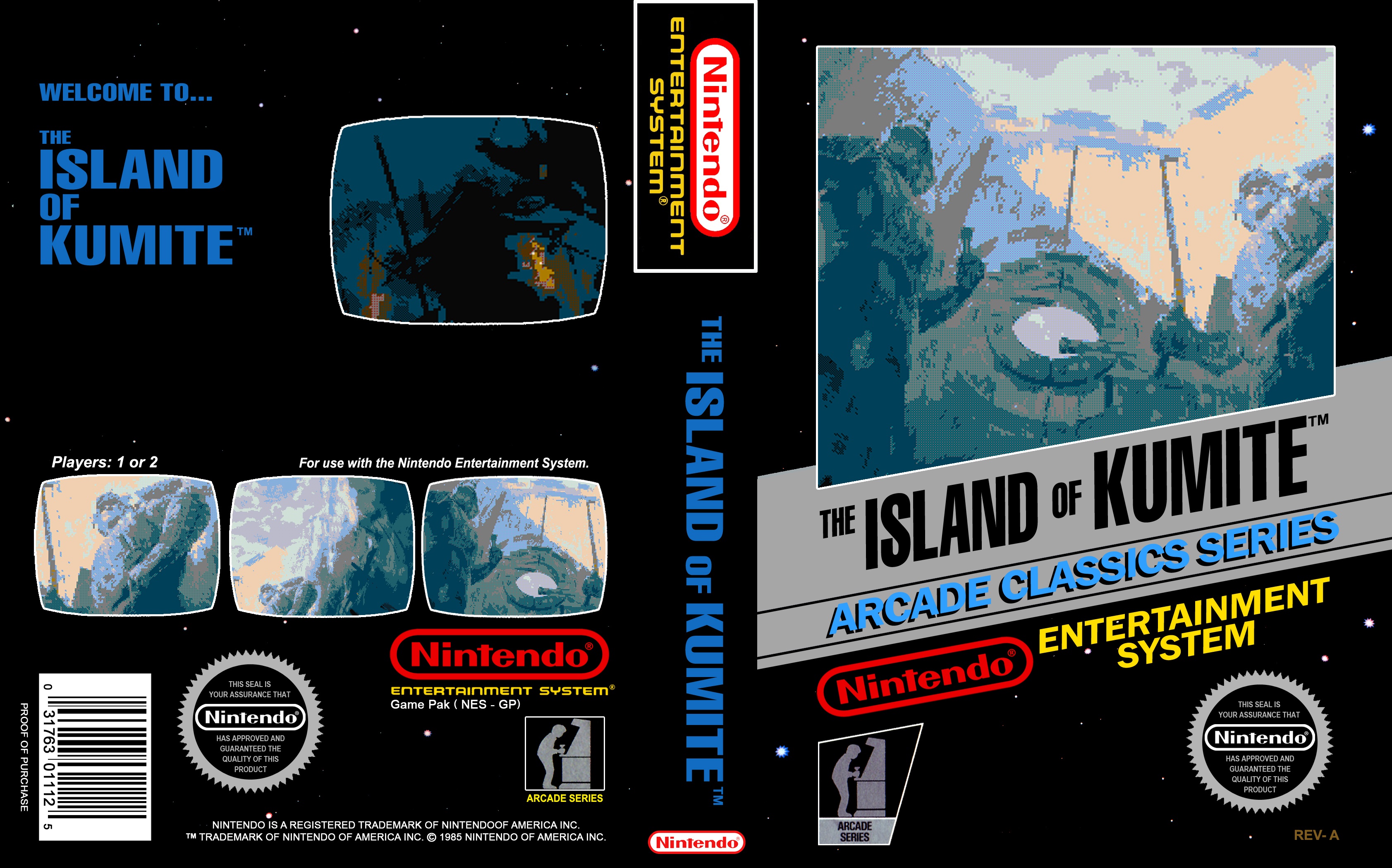 The Island of Kumite box cover
