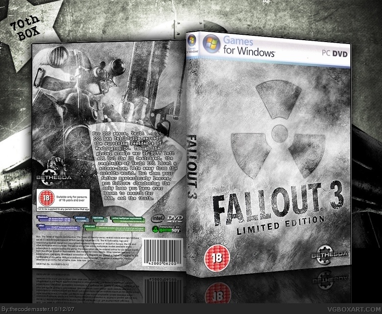 Fallout 3 Limited Edition box cover