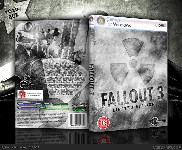 Fallout 3 Limited Edition box art cover