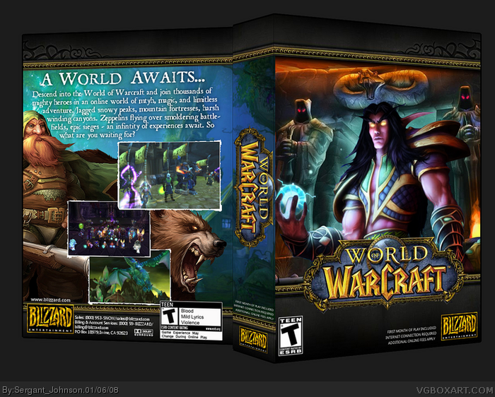 World of Warcraft box art cover