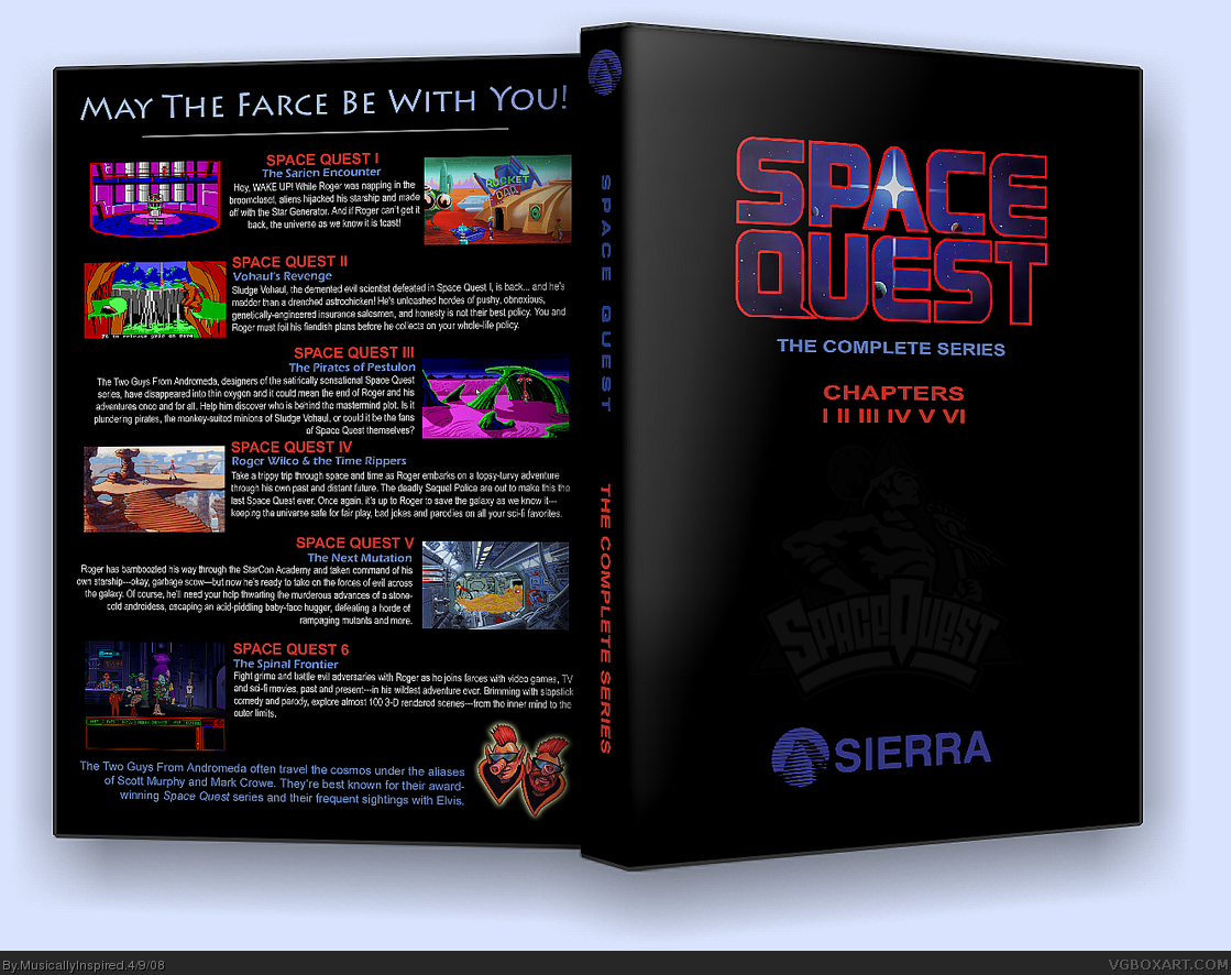 Space Quest Collection box cover