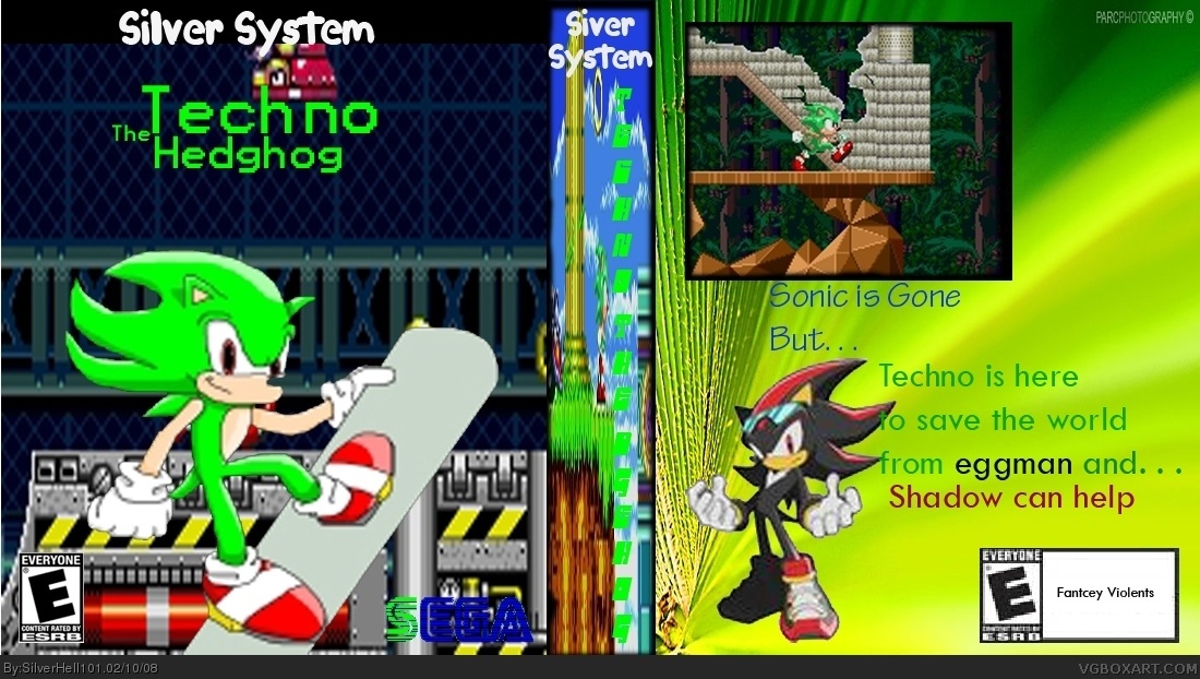 Techno the Hedgehog(Silver System) box cover