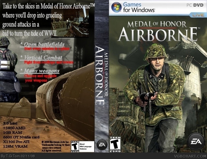 Medal of Honor Airborne box art cover