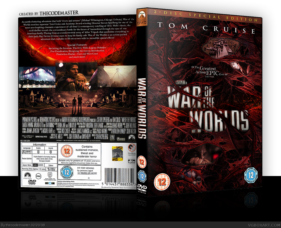 War of the Worlds (DVD) box cover