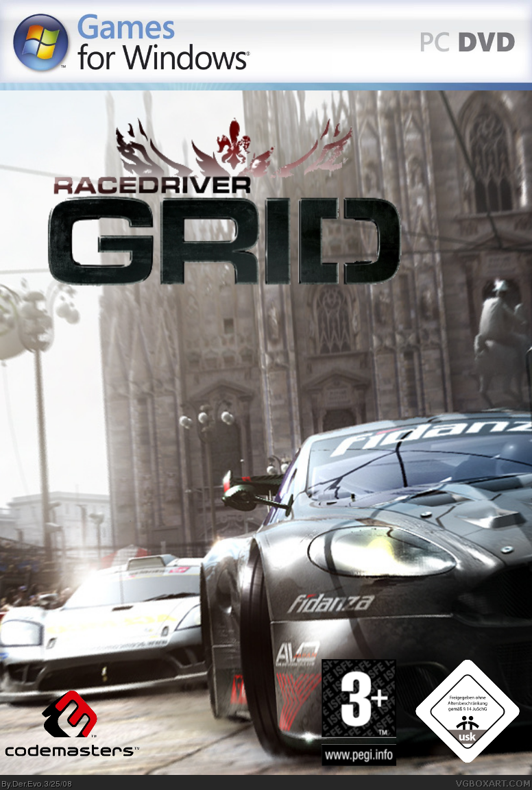 Race Driver Grid box cover