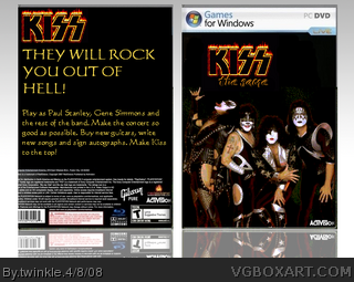 Kiss: The Game box cover