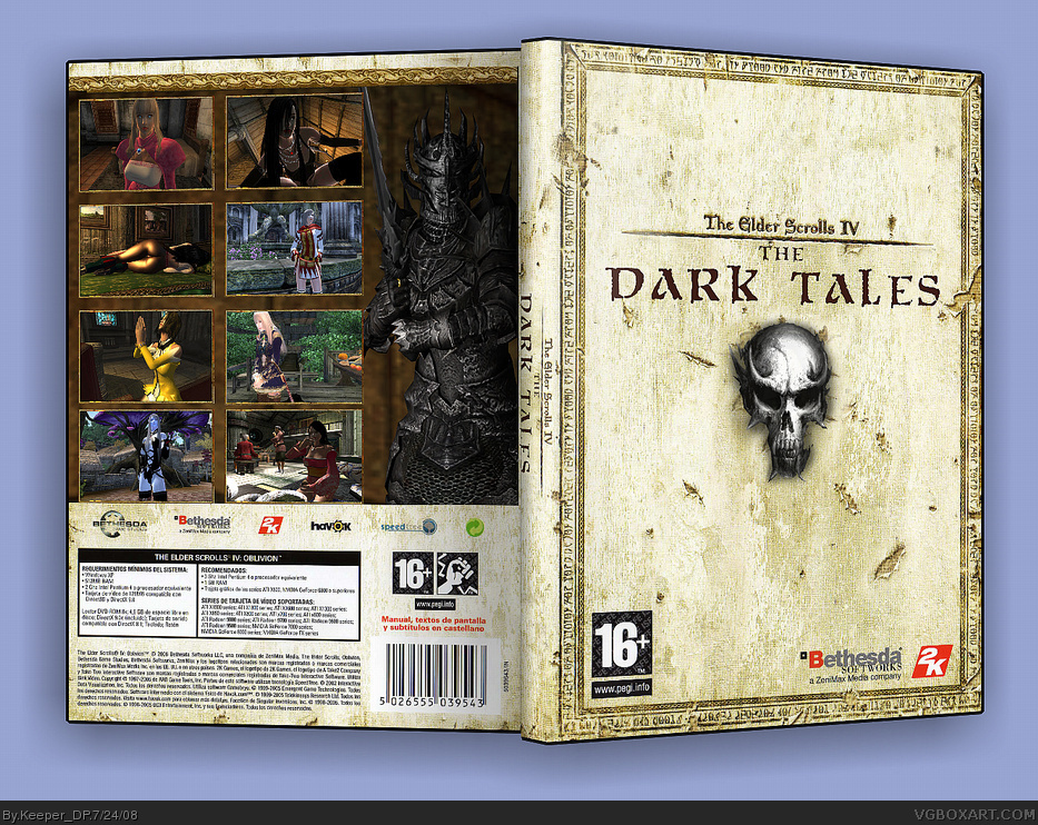 The Elder Scrolls IV The Dark Tales box cover