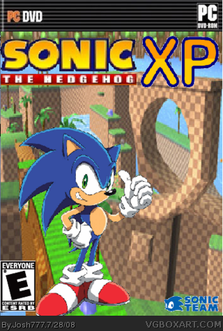 Sonic the Hedgehog XP box cover