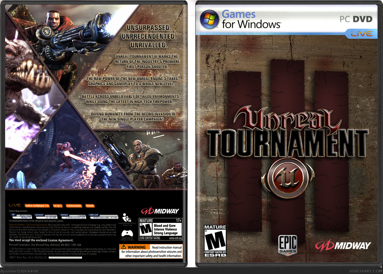 Unreal Tournament 3 box cover