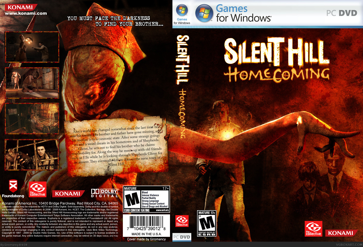 Silent Hill Homecoming box cover