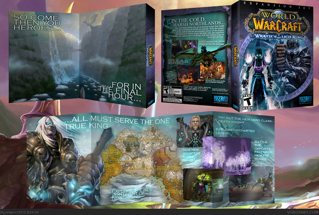 World of Warcraft: Wrath of the Lich King box cover