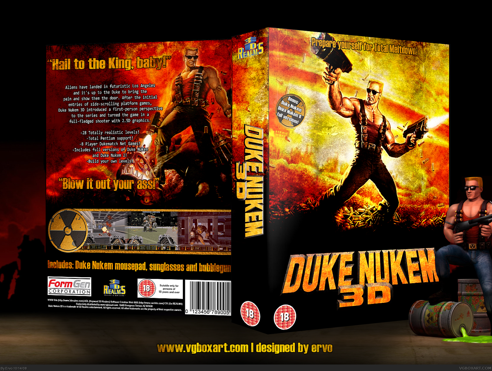 Duke Nukem 3D box cover