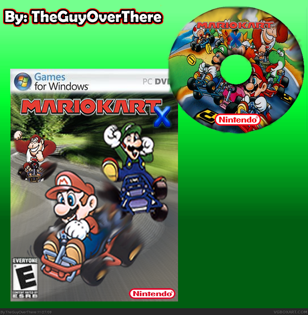 Mario Kart X box cover