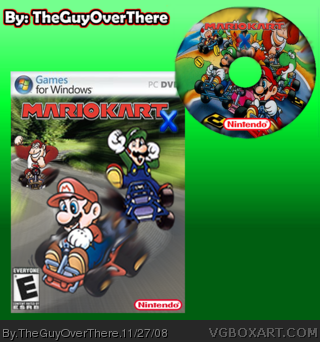 Mario Kart X box art cover