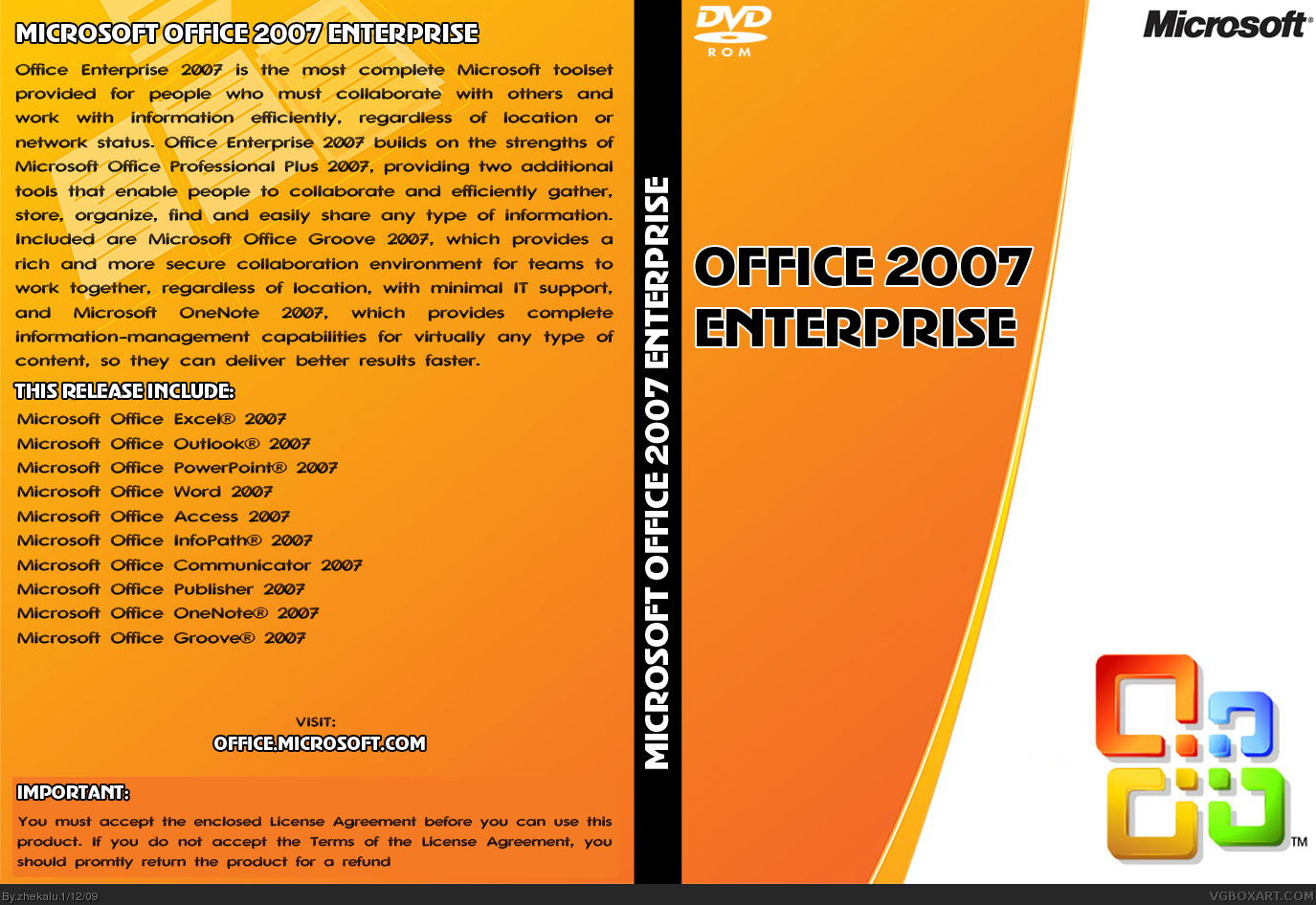 Microsoft Office 2007 Enterprise box cover