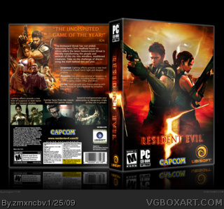 Resident Evil 5 box art cover