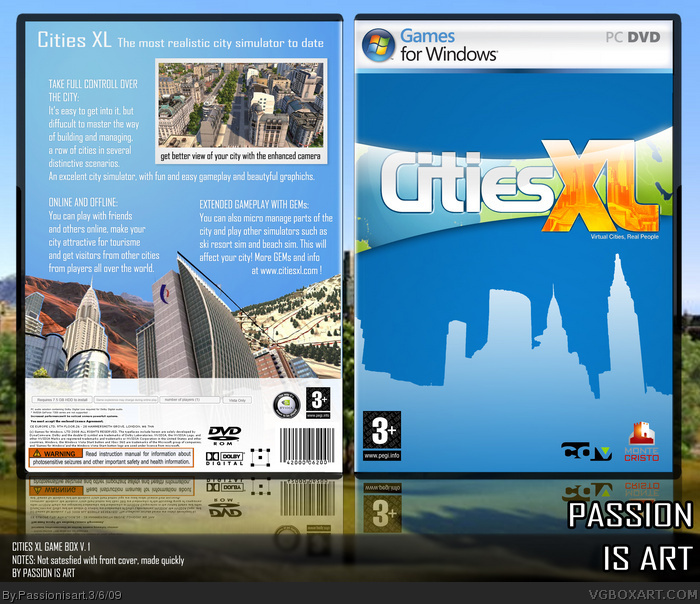 Cities XL box art cover