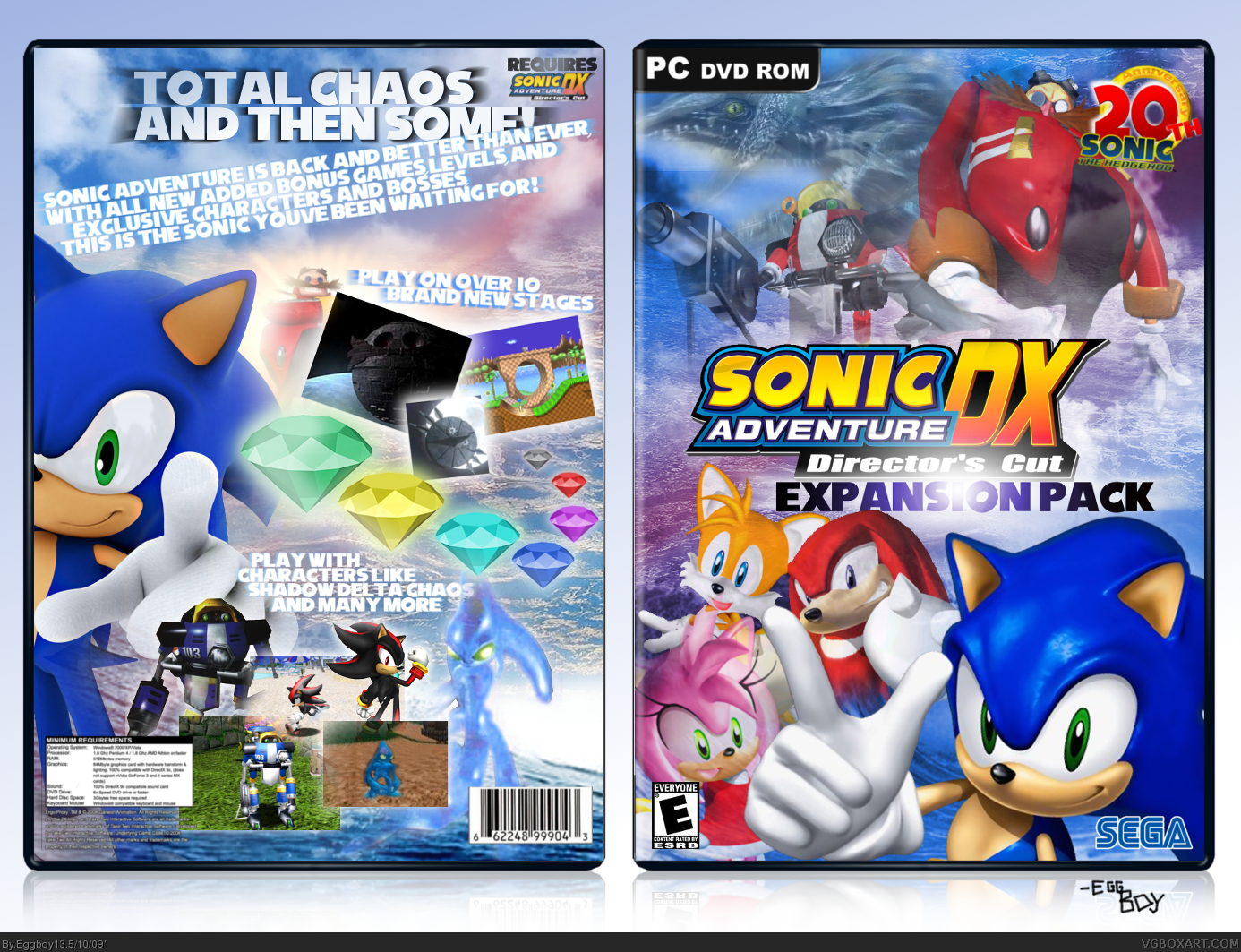 Sonic Adventure DX: Expansion Pack box cover
