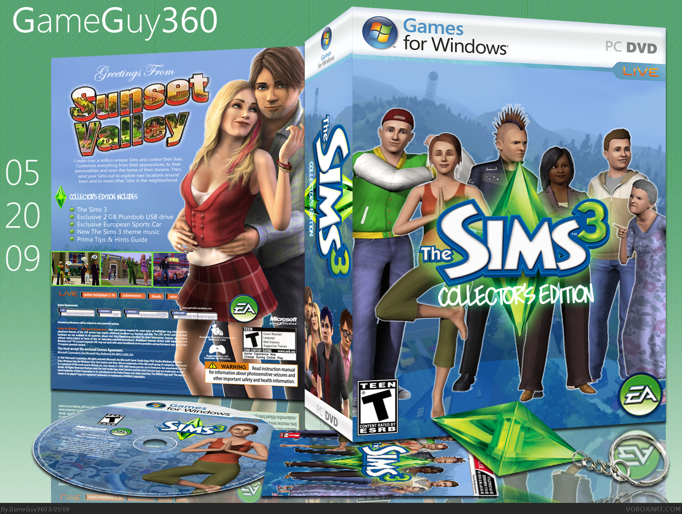 The Sims 3 Collector's Edition box cover