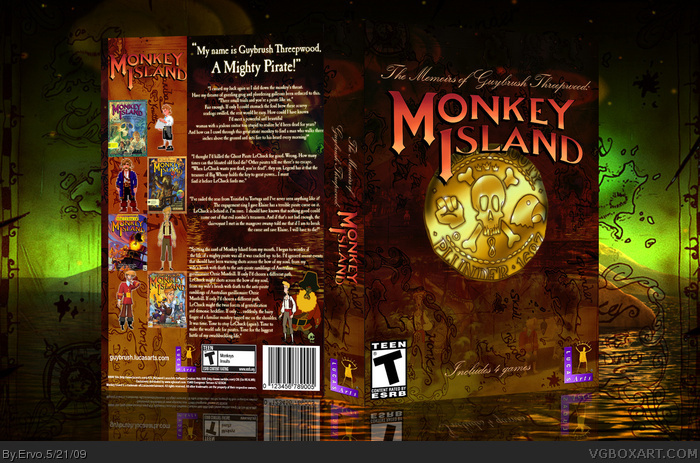 The Memoirs of Guybrush Threepwood: Monkey Island box art cover