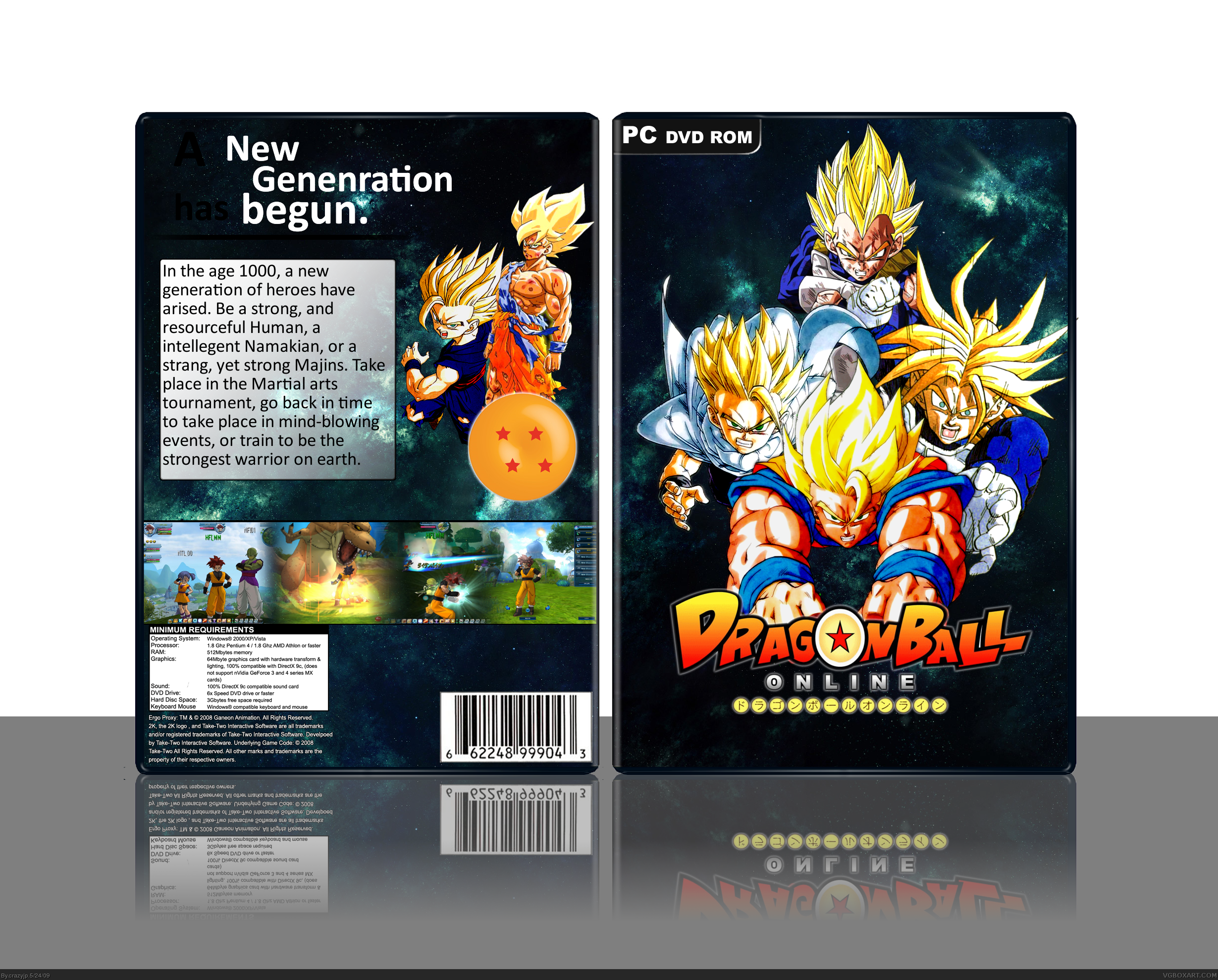 Dragon Ball Online box cover
