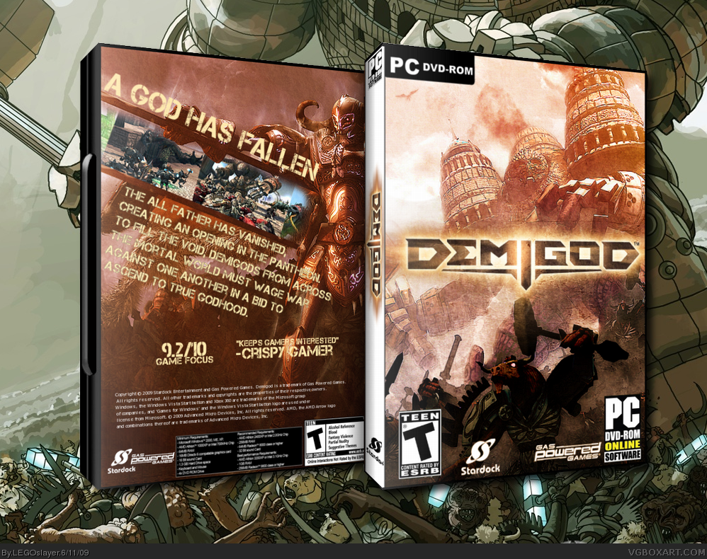 Demigod box cover