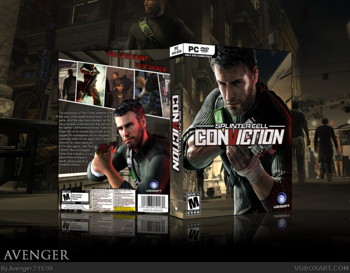 Tom Clancy's Splinter Cell: Conviction box art cover
