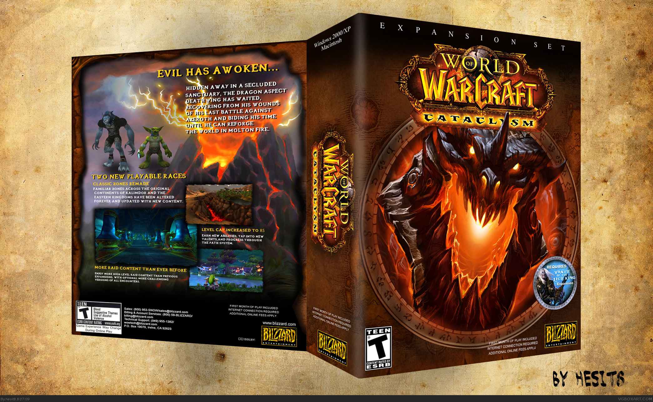 World of Warcraft: Cataclysm box cover