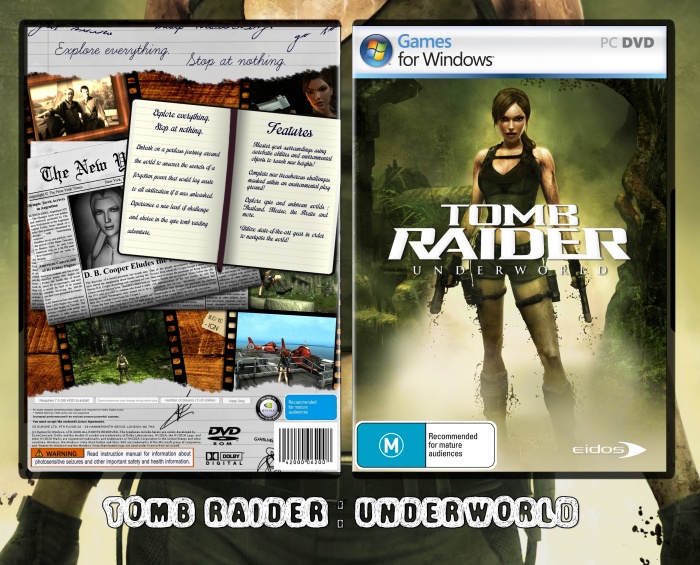 Tomb Raider Underworld box art cover