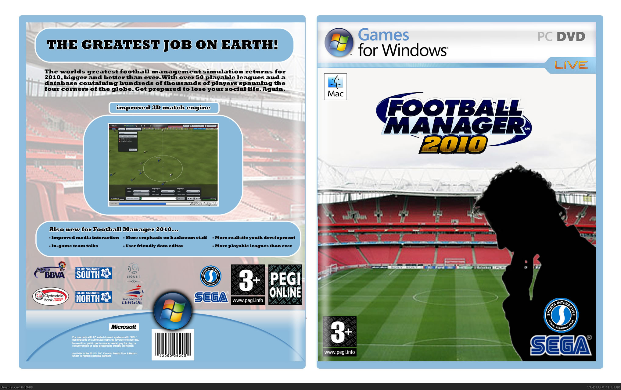 Football Manager 2010 box cover