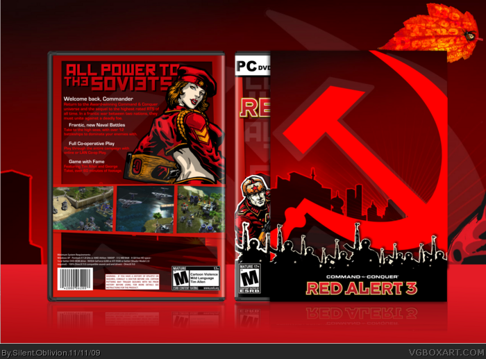 Red Alert 3 box art cover