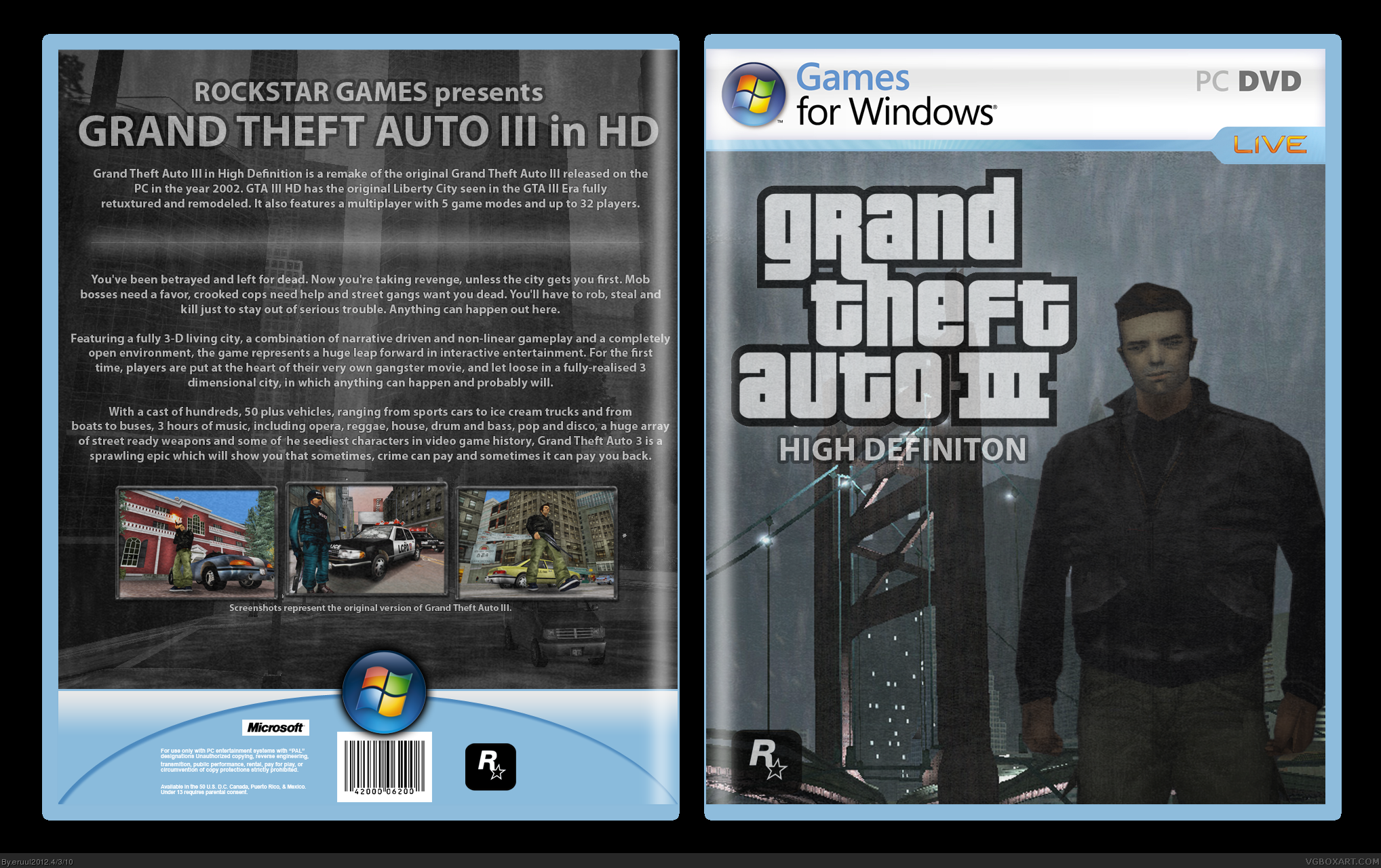 Grand Theft Auto III box cover