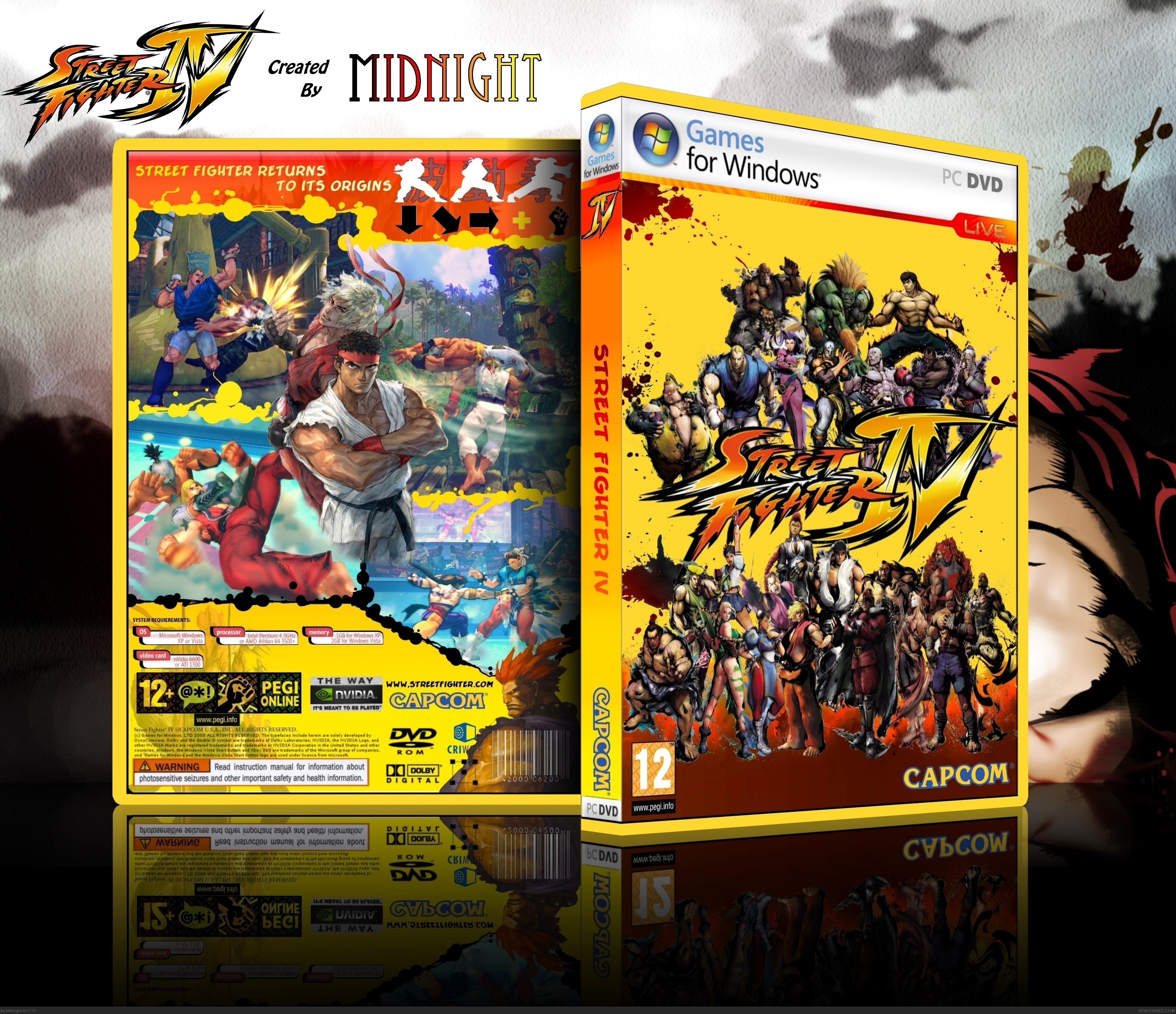 Street Fighter 4 box cover
